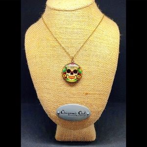 Halloween Inspired Necklace ( Skull )